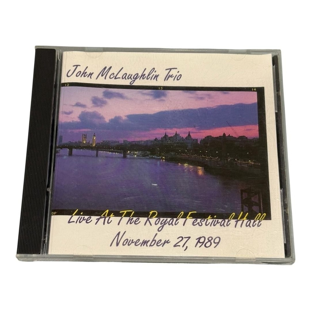 John McLaughlin Trio CD Live At The Royal Festival Hall Jazz Album 1989 JMT